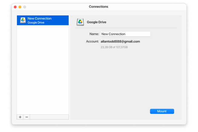  Google Drive in CloudMounter