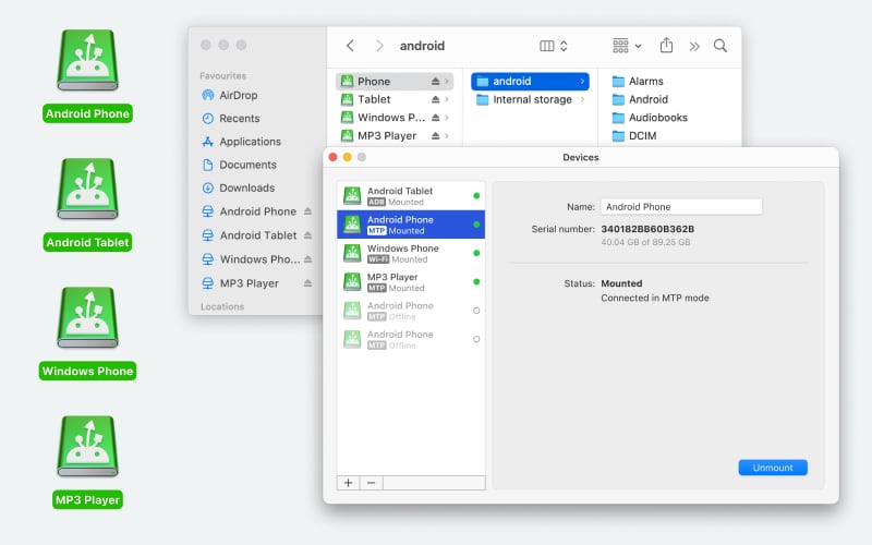 Let's find the best Android File Transfer alternatives for Mac